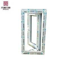 Wanjia janelas Francesas de abertura para o exterior-os produtos de pvc