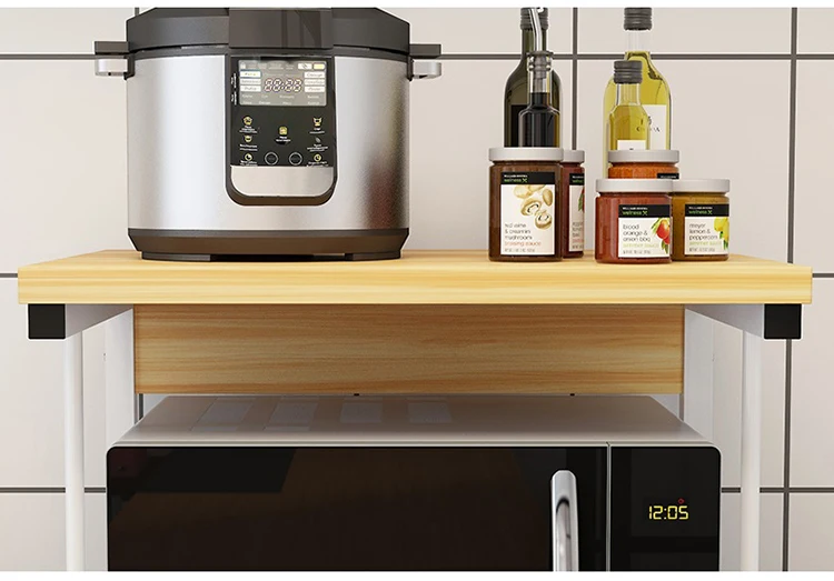 Simple Kitchen Organization Storage Modern Sideboard Wood Cabinet