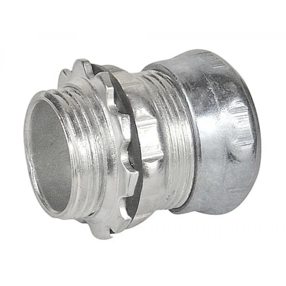 3//4 Trade Size Steel Insulated Throat Morris Products 14981 EMT Rain Tight Compression Connector