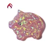 Wholesale pink mexican fire opal pig gemstone for jewelry making
