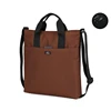 canvas document package my clear stationery bag portable file folder tote bag waterproof zipper leather laptop holder briefcase