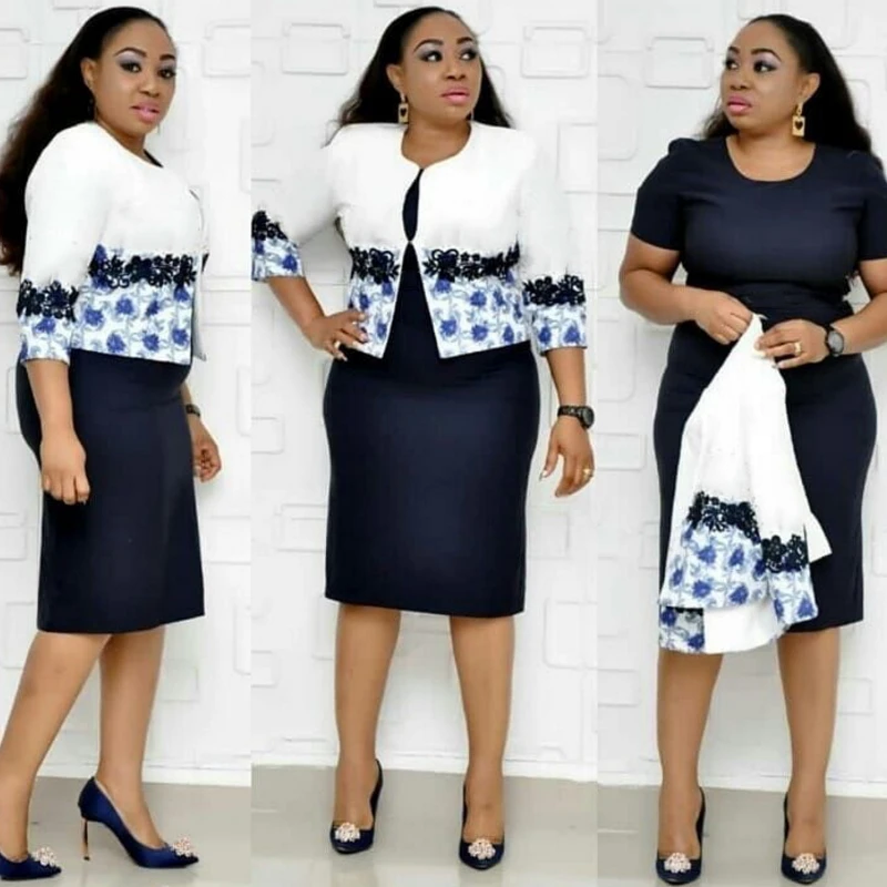 

2020 party Plus size african ladies women girls long sleeve Floral dresses