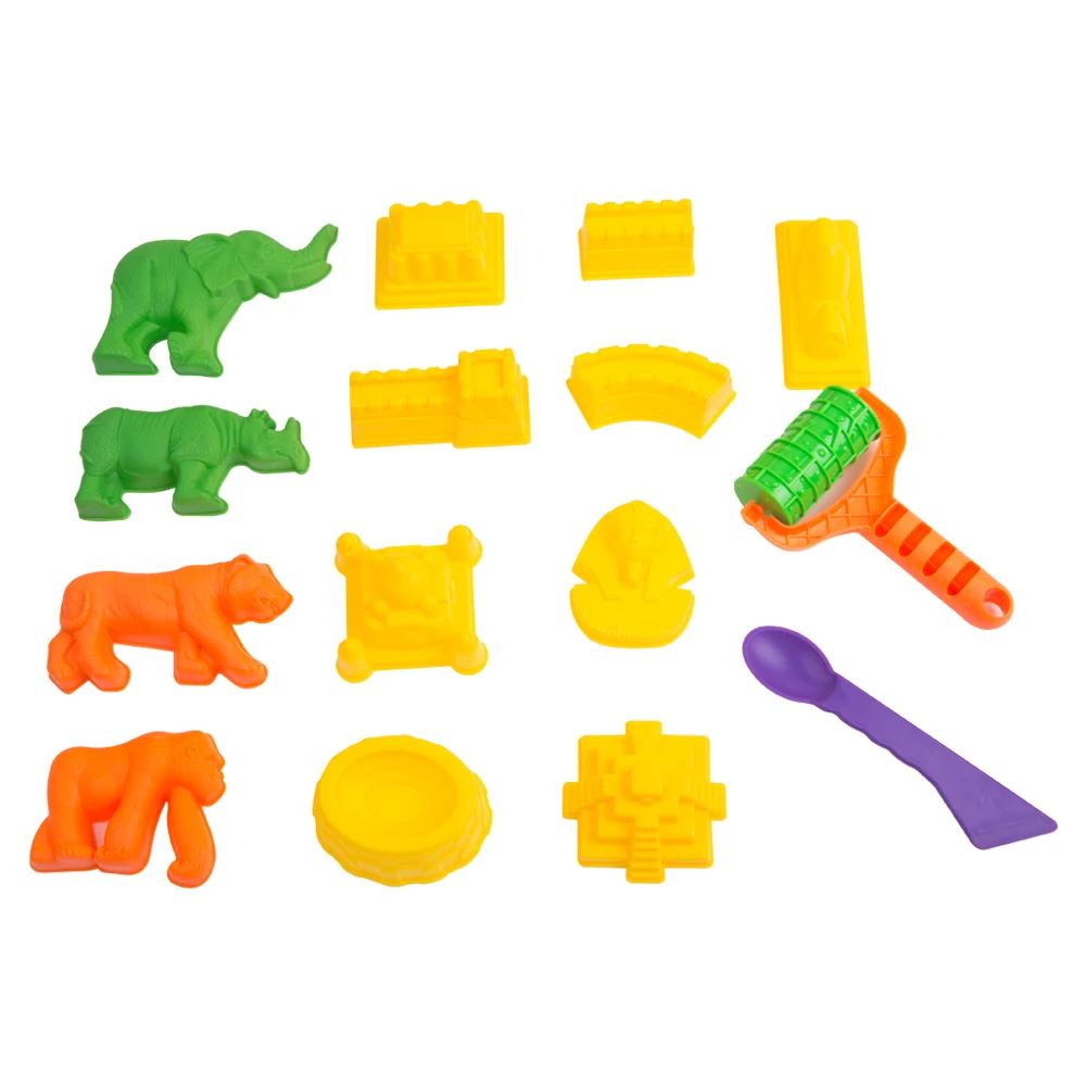 4PCS Animal Plasticine Mold Tools Sand Kids Clay Model toy Cookies Baking Di  CW 
