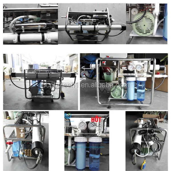 Mini Seawater Desalination Plant Mobile 1000LPD Water Treatment