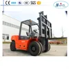 Work permit visa for europe CE&ISO Japan 5T 6T 7T diesel forklift heavy truck with solid double tire, side shift,full free mast