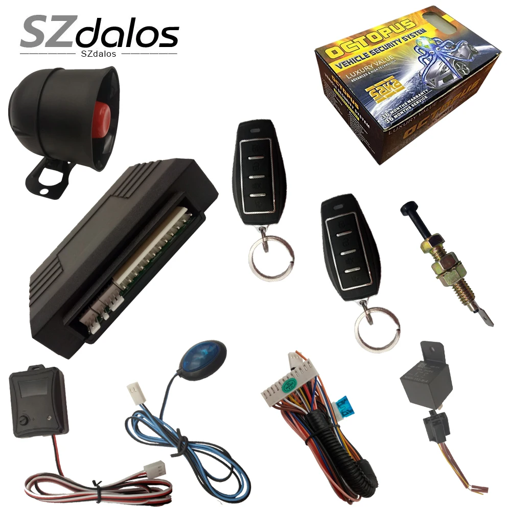 Dls Full Function Auto Guard Car Alarm Systems Auto Burglar Alarm