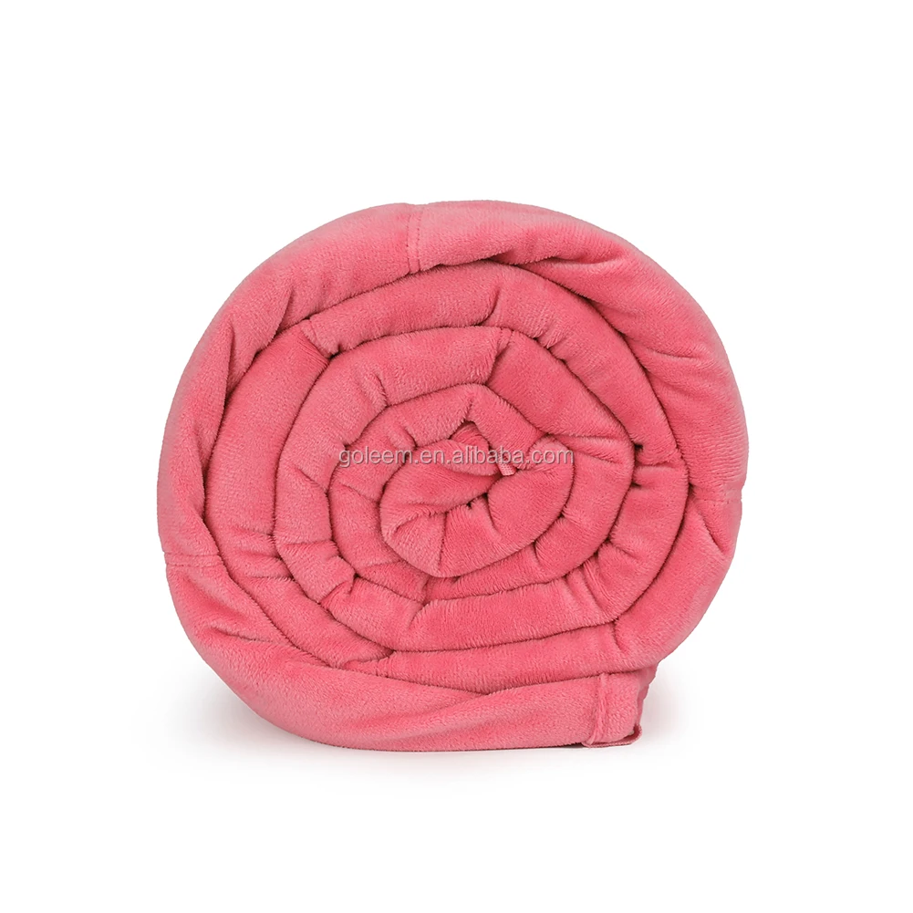 Pink Weighted Blanket 3lbs/5lbs/7lbs/10lbs For Kids Baby Double Use