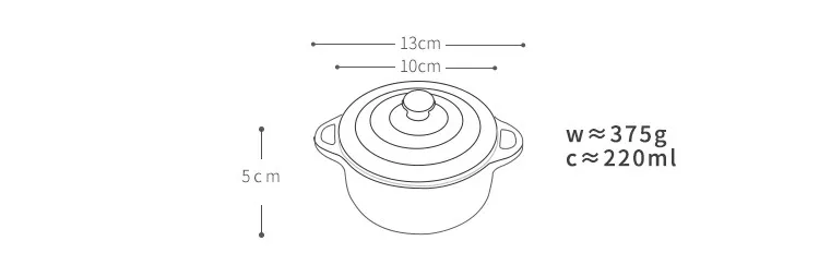 High quality home used ceramic casserole candy colors stoneware mini cocotte.jpg