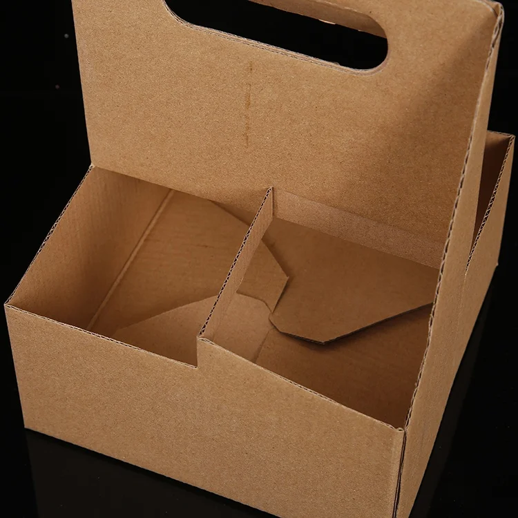 
Cheap pricing factory direct sale 4 coffee cup paper holder tea cup craft carrier 