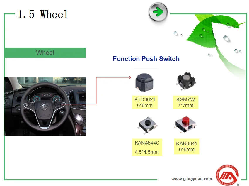 12v Waterproof Mini Smd Switch Car Doors Control Automotive Accessories