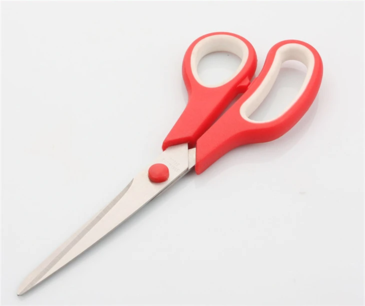 7 Straight Titanium Bonded Scissors With Soft Grip Handles