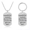 Yiwu Aceon Stainless Steel Rectangular Jewelry Hot Sell Size Etch Engraved Spiritual Grandfather Dog Tag