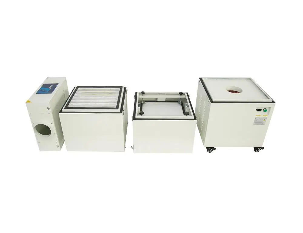 
Logo Customized Pure-Air PA-1000FS Laser Cleaning Machine with 1000m3/h Air Flow 