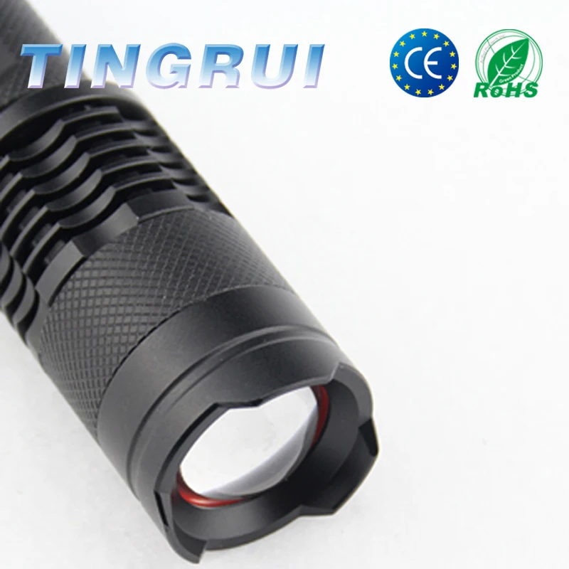 Portable Rechargeable Aluminium Ultra Bright Led Flashlight Torch Light
