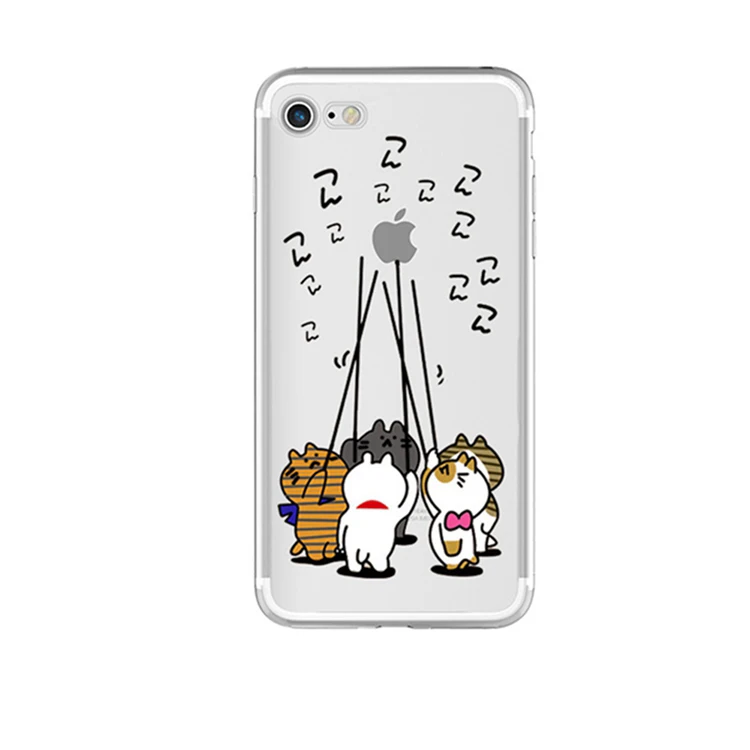 

New Products 2019 Transparent Phone Case For Iphone 6 6S 7 8 Plus, Cute For Iphone Case