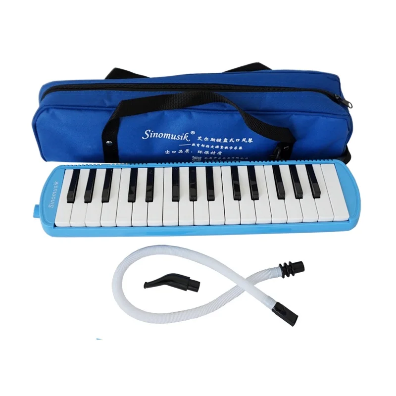 

wholesale price blue Colour 32 key Melodion Melodica for sale, Blue;red;pink;black