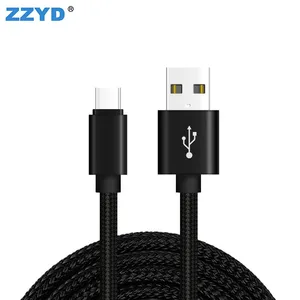 3ft Nylon Braided Micro USB Cable Samsung Phones