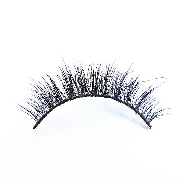 

real 3d mink private band label false eyelashes for makeup customized package