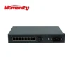Humanity HM-PN08 8channel FXO FXS pots line and 4Ethernet over fiber optical PCM multiplexer