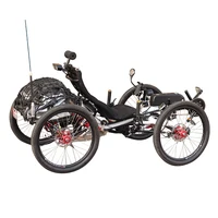 

New Arrival Touring Use 4 Wheel Reclining Quadricycle Off Road Electric Recumbent Quad Bike