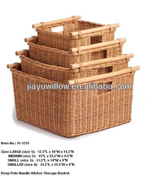 Cheap Wicker Laundry Baskets With Plaited Top Edge Buy Cheap Wicker