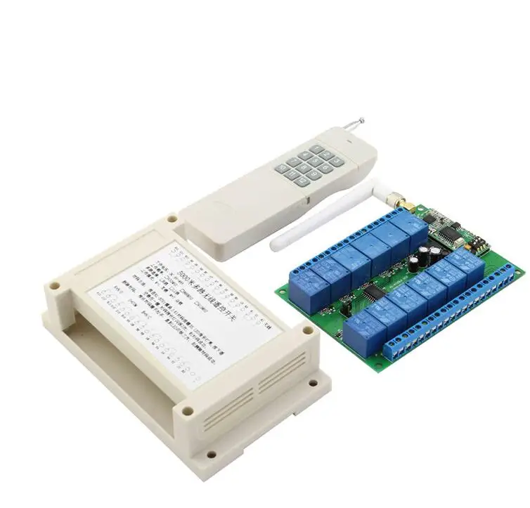 

8-Channel 868/915MHz 5km Wireless RF Controller KL-K120LA V1.0-8ch, N/a