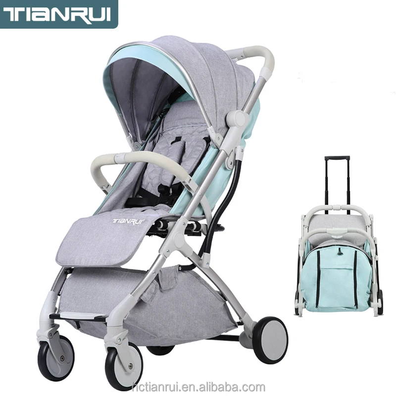 

Tianrui 2020 aluminum alloy frame luxury foldable baby stroller factory, Blue ,red ,pink ,grey ,customized