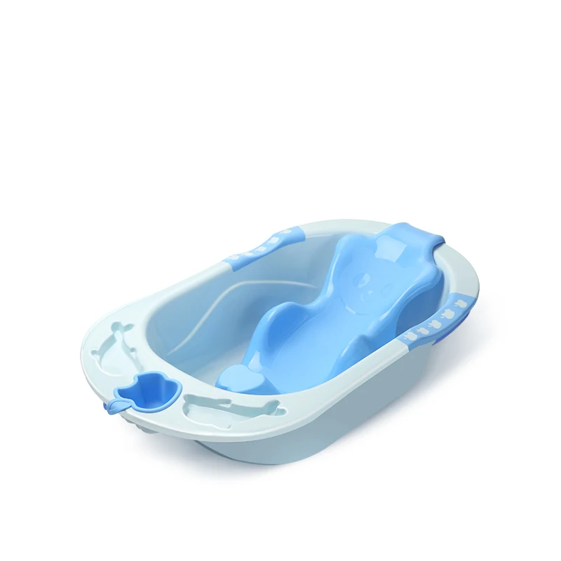 

Wholesale plastic baby shampoo basin bath compact shower tub, Green/blue/pink/white green/white blue/white pink
