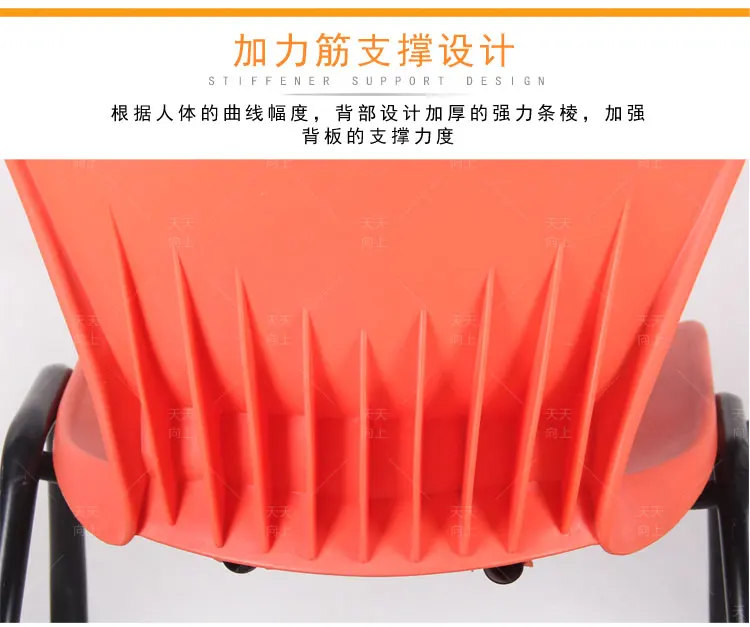 Training Chair with Writing Pad Soft Seat Institutional Chair with Sponge Padding Student Chair