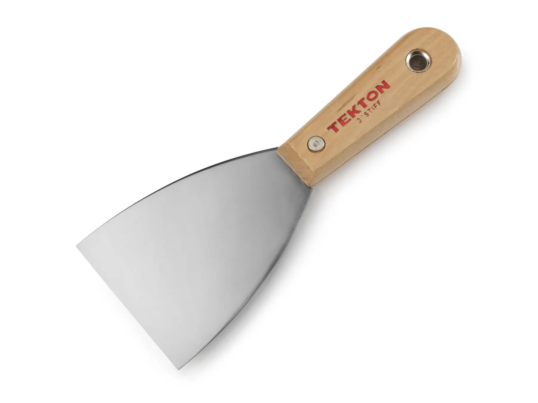 01440 Black//Silver HYDE Putty Knife,Stiff,3/",SS