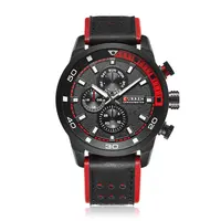 

Top Brand Curren 8250 Men Quartz Watch Luxury Brand Leather Brand clock Men Wristwatch Relojes Hombre