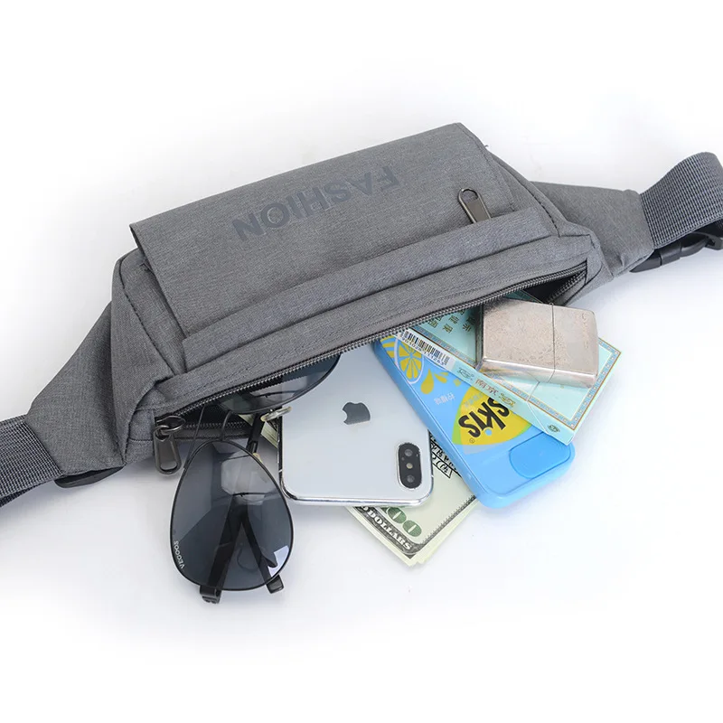 

Men's Mobile Phone Carring Mini Chest Bag Waterproof Leisure Running Sports Fanny Pack Waist Bag, 6 colors optional