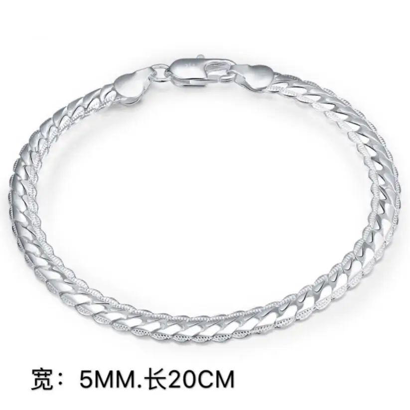 

5MM side bracelet Korean version simple lekani popular bracelet