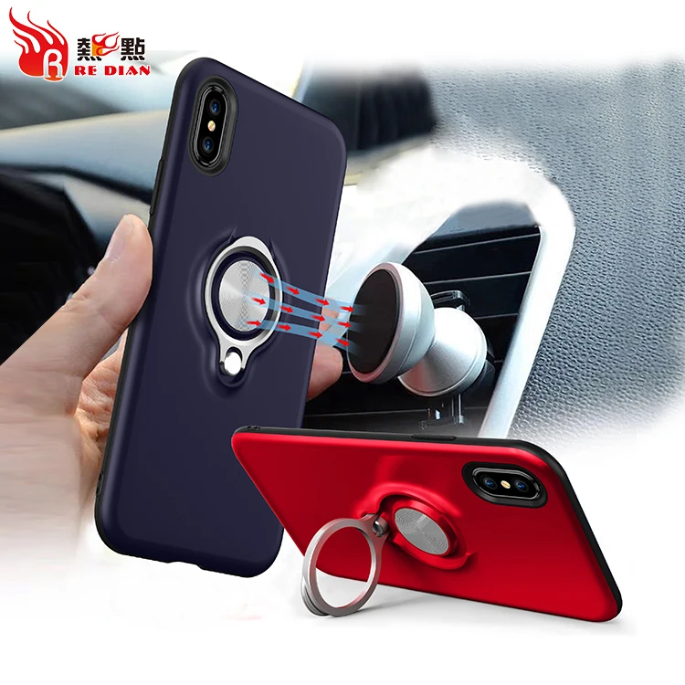 

Hot Selling Luxury Mobile Phone Back Ring Phone Case For iPhone X, N/a