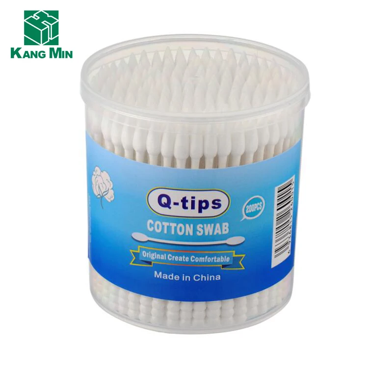 200pcs Q Tips Pointed Cotton Applicator Paper Double Sided Cotton Swab ...