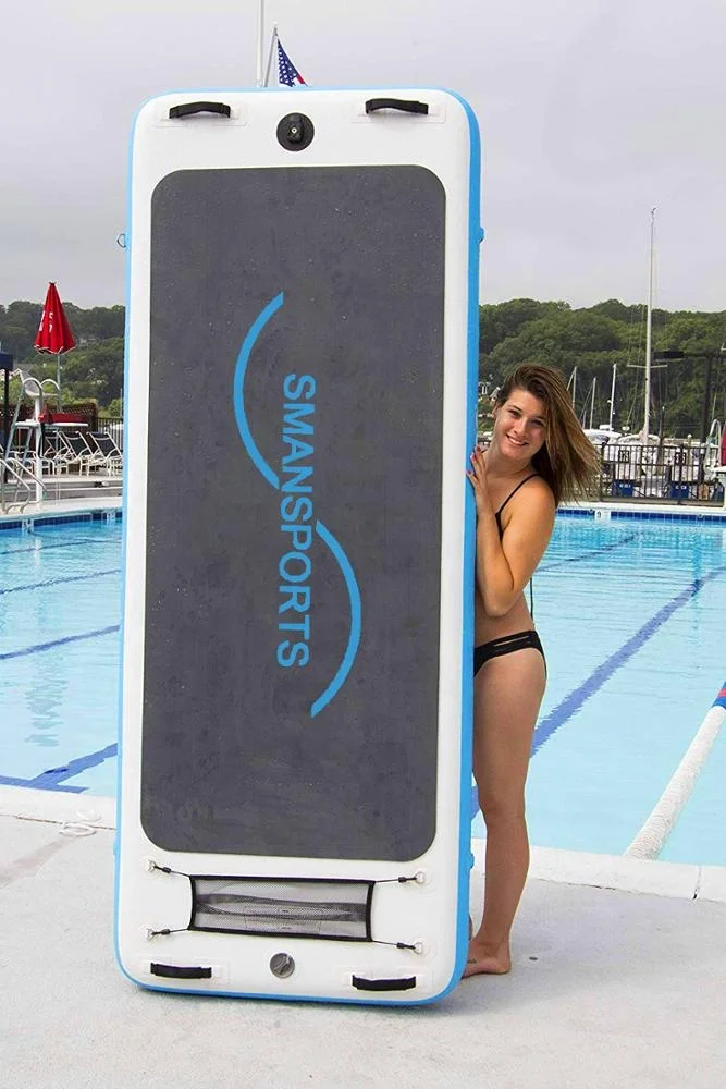 Dwf Inflatable Floating Pool Yoga Boards Body Building Fitness Mats On
