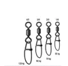 Rolling swivel with insurance snap size 1#-10# stainless steel safety snap