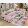 latest large corner modern designs u shape sectional sofa set