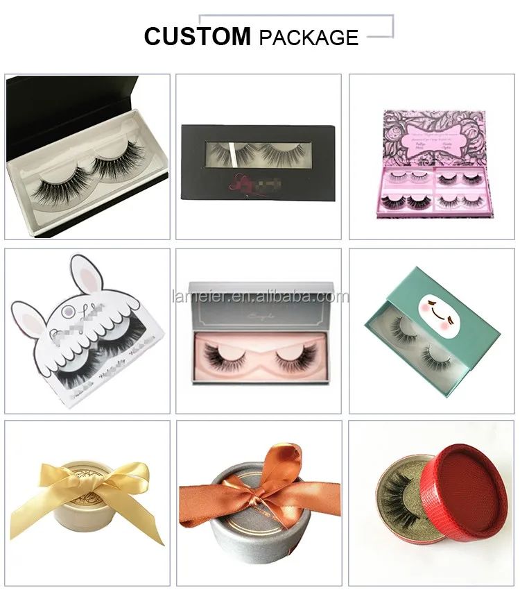 Hot sell mink fur eyelashes charming 3D 100% mink fur lash extensions