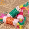 Factory direct pet cat toy cute sisal cat throwing toy