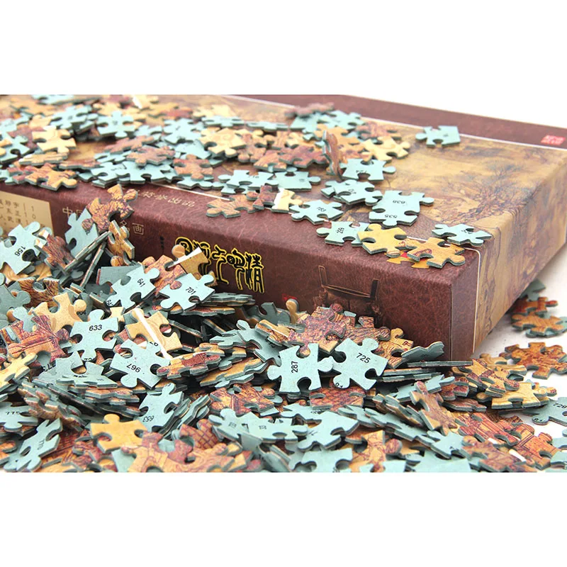 

China manufacturer wholesale different design 1000 pieces jigsaw puzzle