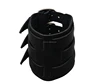 PK0028 European Leather Cuffs Wholesale Super Wide Strap Punk Rocker Leather Bracelet