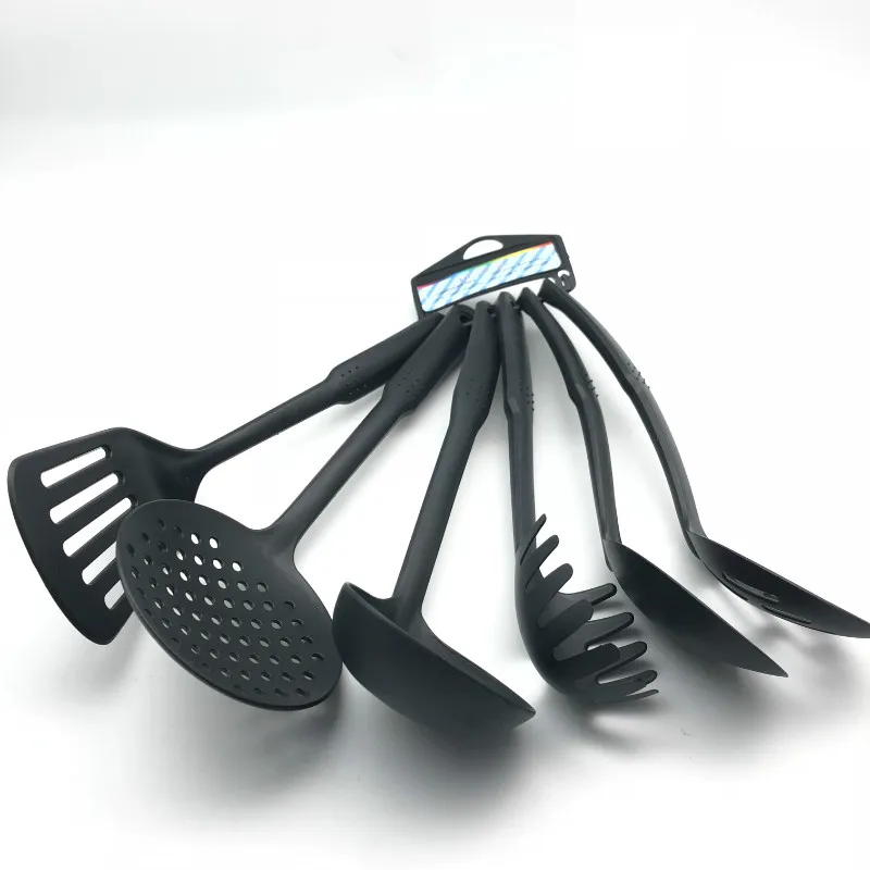 

Hot sell cheap price 6 pieces nylon utensil tools cooking tool kitchen wares, We can do the color as your request