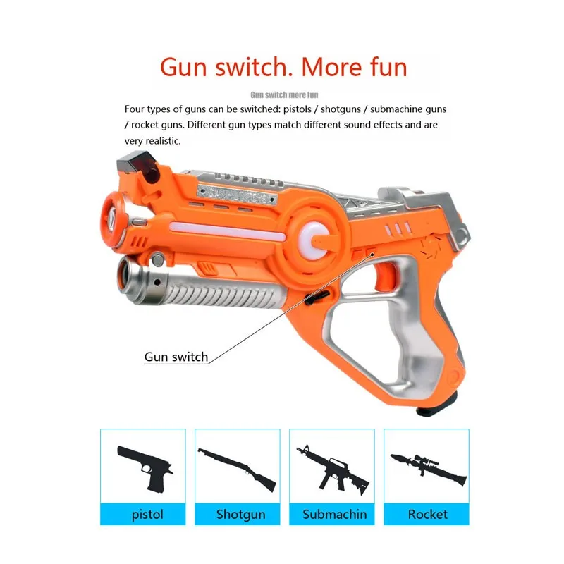 laser toy gun set