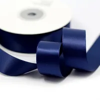 

100% polyester solid color ribbon 22MM satin ribbon for packing gift