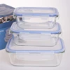 home storage organization glass airtight kids school bento lunch box