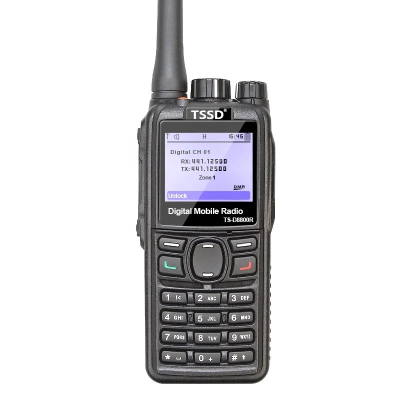 

Hot Sale dmr uhf vhf dmr walkie talkie TS-D8800R ,Dmr Radio, Black dmr radio