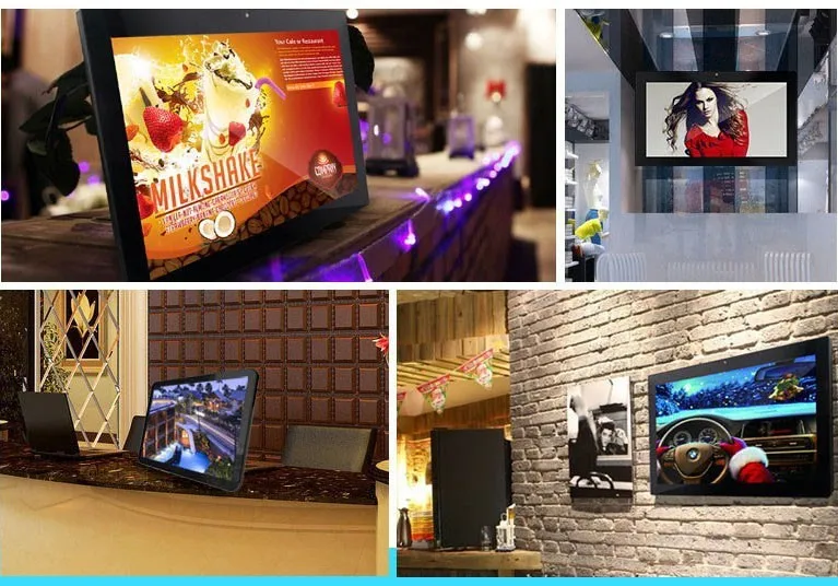 OEM Branded 5V 2A 10 inch hd rj45 wifi display