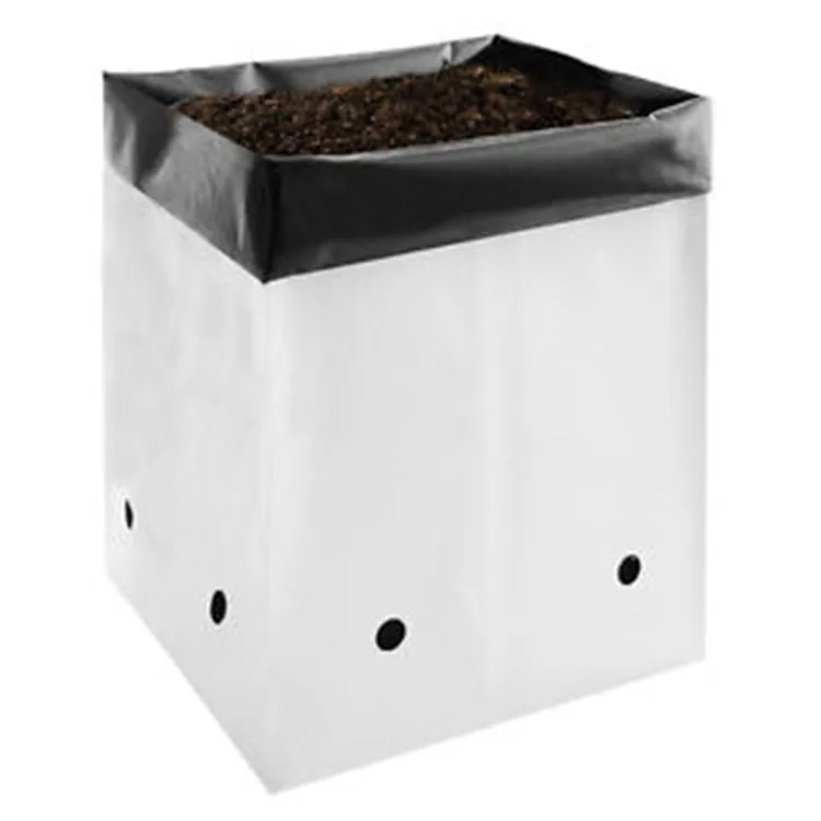 

Skyplant Gallon Plastic Nursery Grow Bag For Growing And Seedling plant bag, Black or white