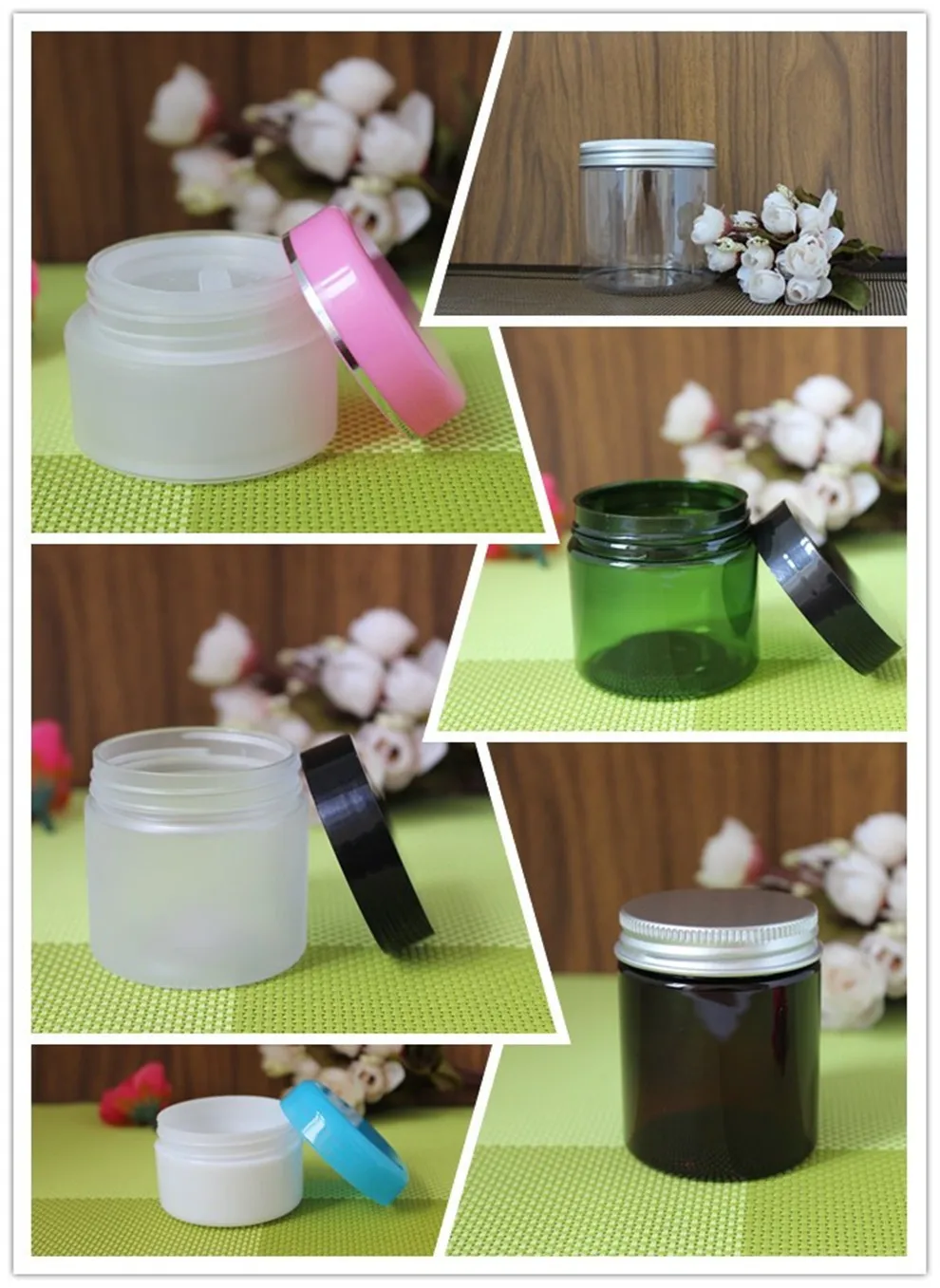 Cosmetic Jars Plastic Jar Shrink Wrap For Face Mask Containers Pj071r